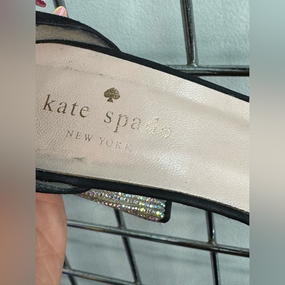 Kate Spade Aurora Borealis Bling Statement Heels size 6M - Picture 5 of 11
